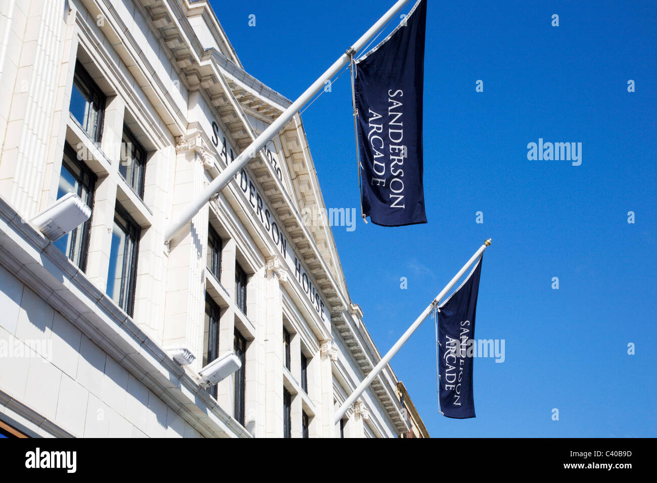 Sanderson Arcade Morpeth Northumberland England Stockfoto