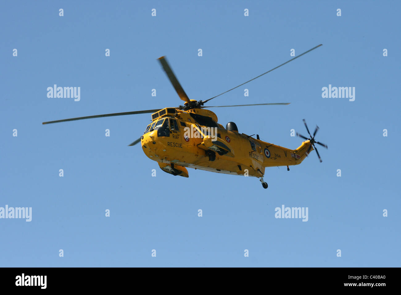 RAF-Suche und Rettung Hubschrauber.  Westland Sea King. Stockfoto