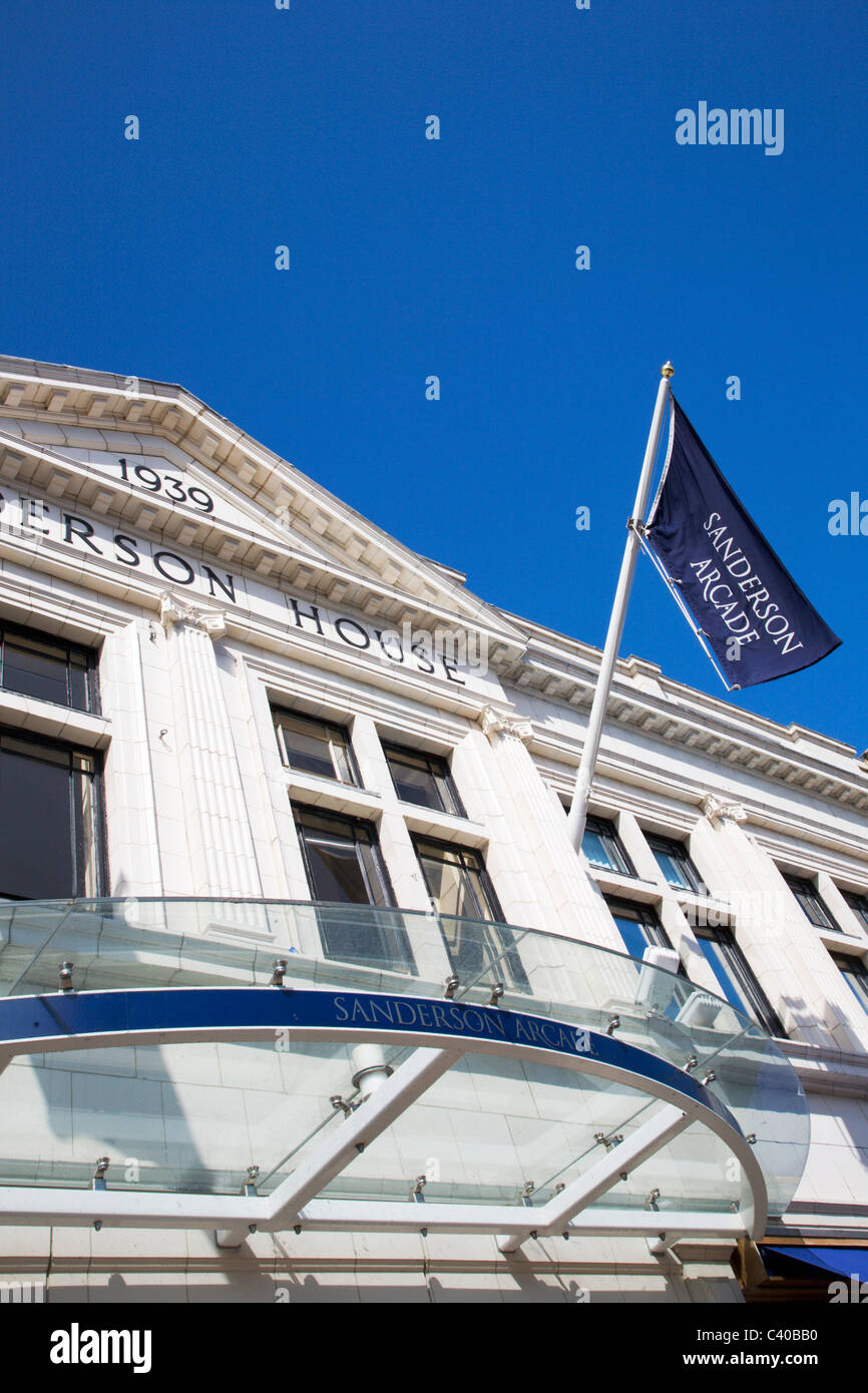 Sanderson Arcade Morpeth Northumberland England Stockfoto