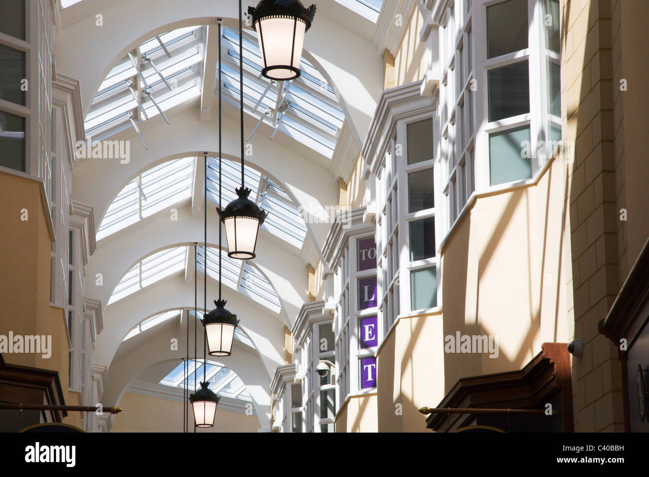 Sanderson Arcade Morpeth Northumberland England Stockfoto
