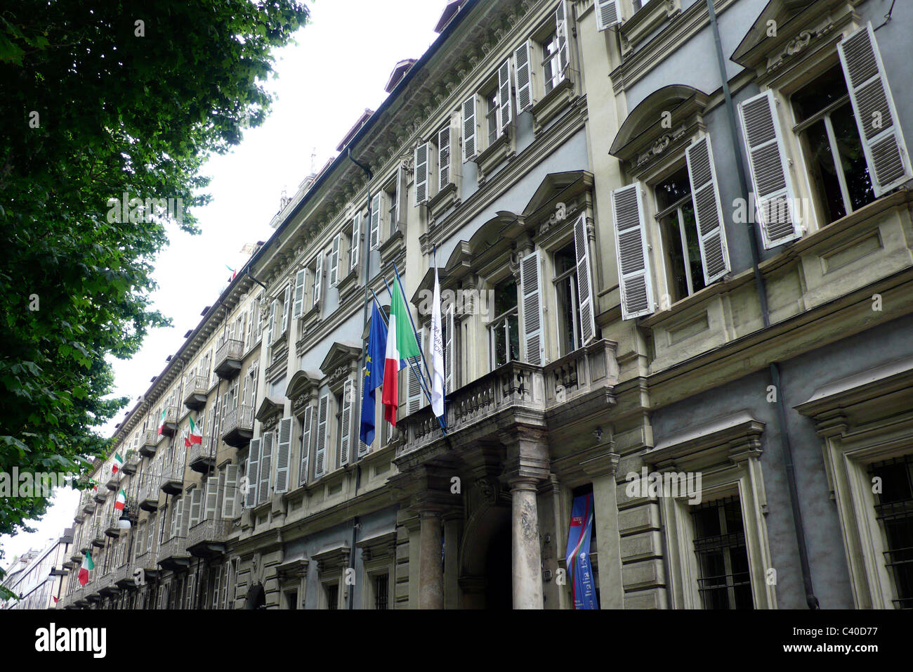 Birago di Borgaro Palast, Filippo Juvarra 1716, Turin, Italien Stockfoto