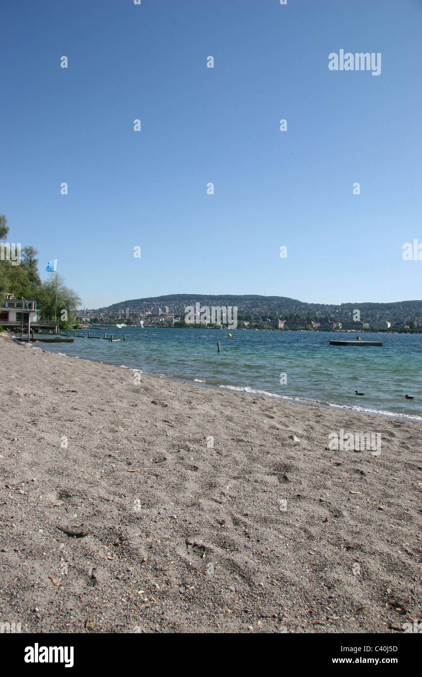 Switzerland Zurich Beach Bath Mythenquai Stockfotos und -bilder Kaufen -  Alamy