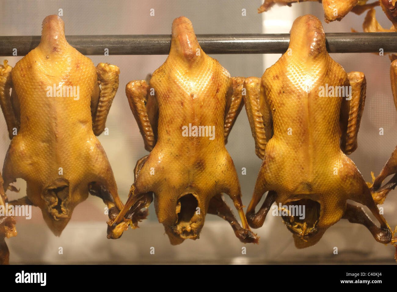 geröstete Dämmerung in Bangkok Chinatown Markt, thailand Stockfoto