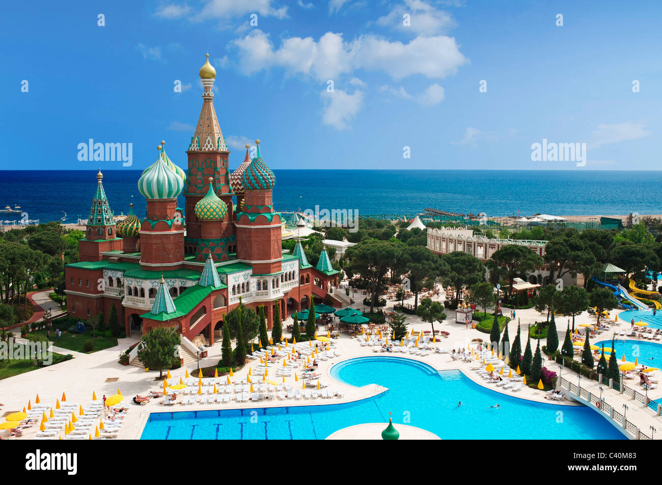 Türkische Riviera Hotel WOW, Kremlin Palace, Antalya, türkische Riviera, Türkei, pool Stockfoto