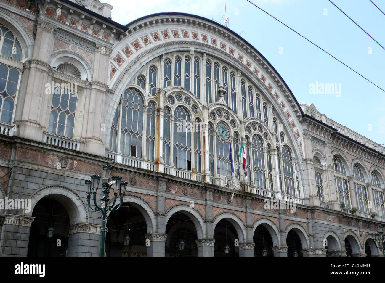 Bahnhof Porta Nuova, Turin, Italien Stockfoto