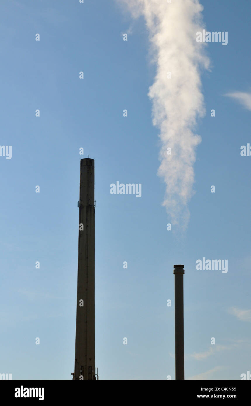 Braunkohle, Kraftwerk, CO2, Deutschland, Energieversorger, Energiewirtschaft, globale Erwärmung, Europa, Hitze und Kraftwerk, clima Stockfoto