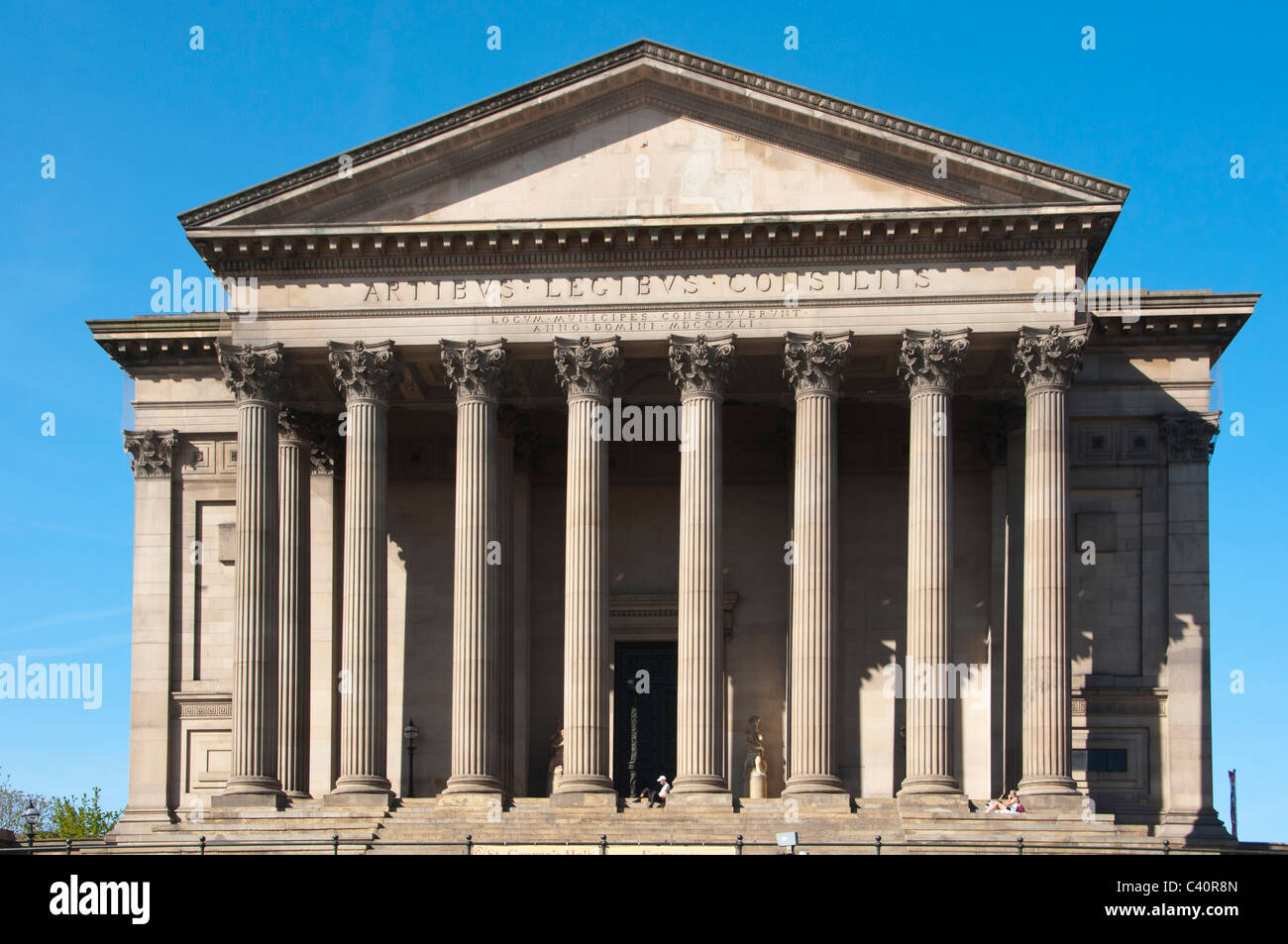 Saint Georges Hall, die von Charles Cockerell Liverpool England UK Stockfoto