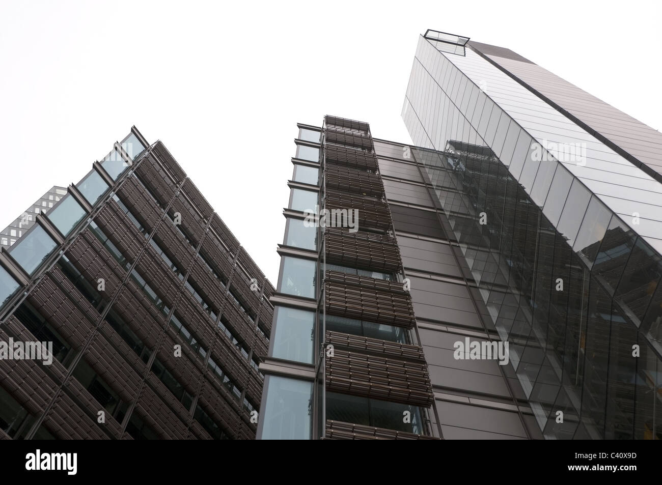 Moderne, zeitgemäße Glasarchitektur, Bürogebäude am Paddington Basin Waterfront, London, England, UK, EU Stockfoto