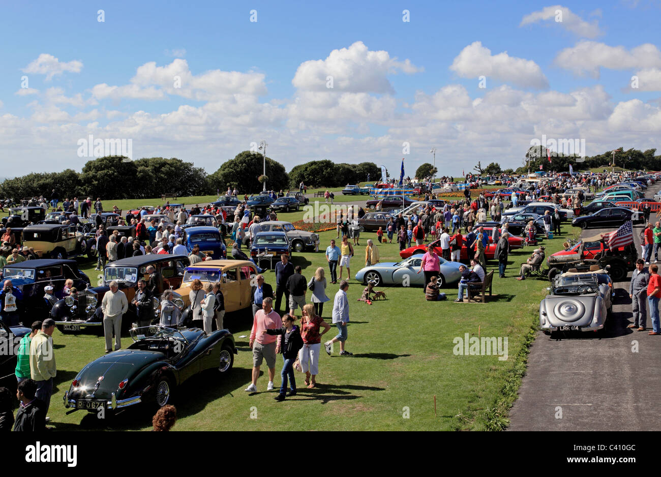 3403. Grand Old Timer Auto Rallye 2010, Folkestone, Kent, Großbritannien Stockfoto