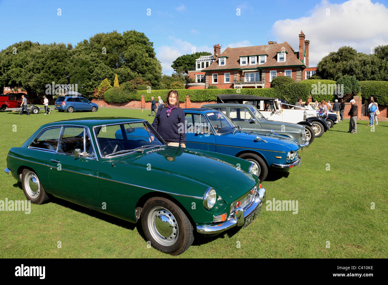3415. Grand Old Timer Auto Rallye 2010, Folkestone, Kent, Großbritannien Stockfoto