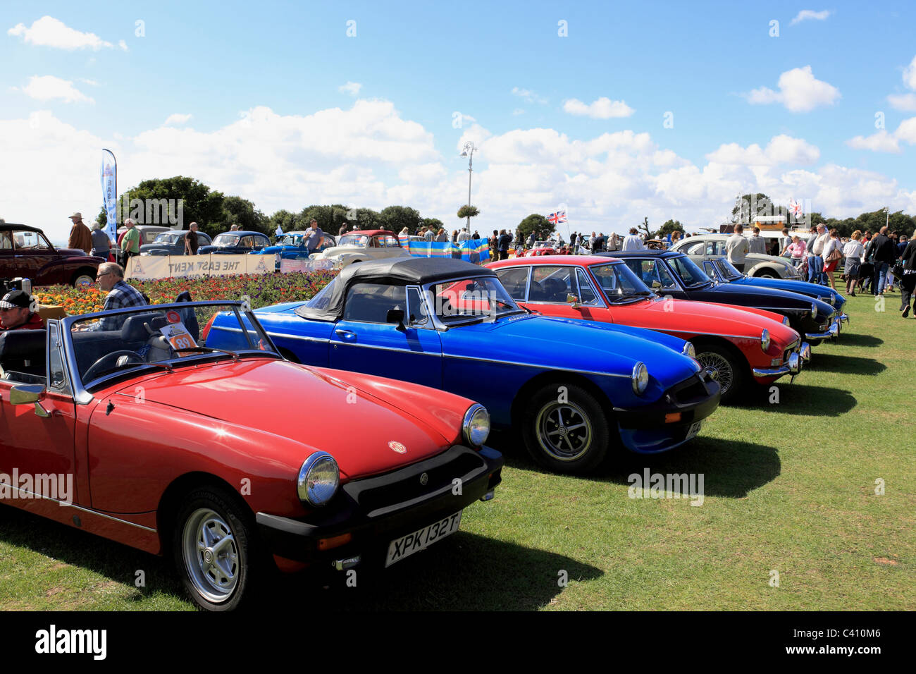 3418. Grand Old Timer Auto Rallye 2010, Folkestone, Kent, Großbritannien Stockfoto