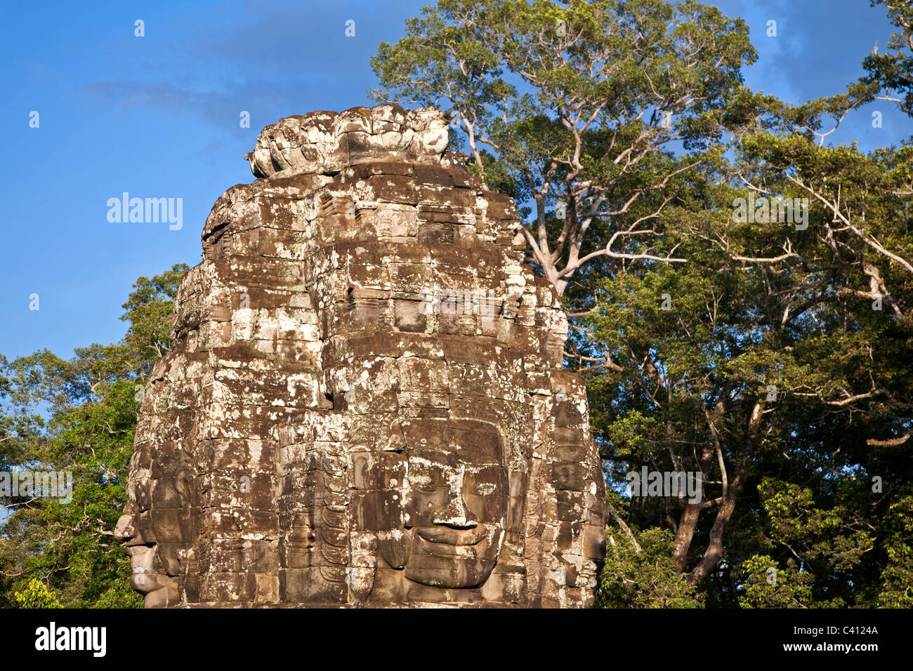 Bayon Tempel. Angkor Thom. Angkor Wat. Kambodscha Stockfoto