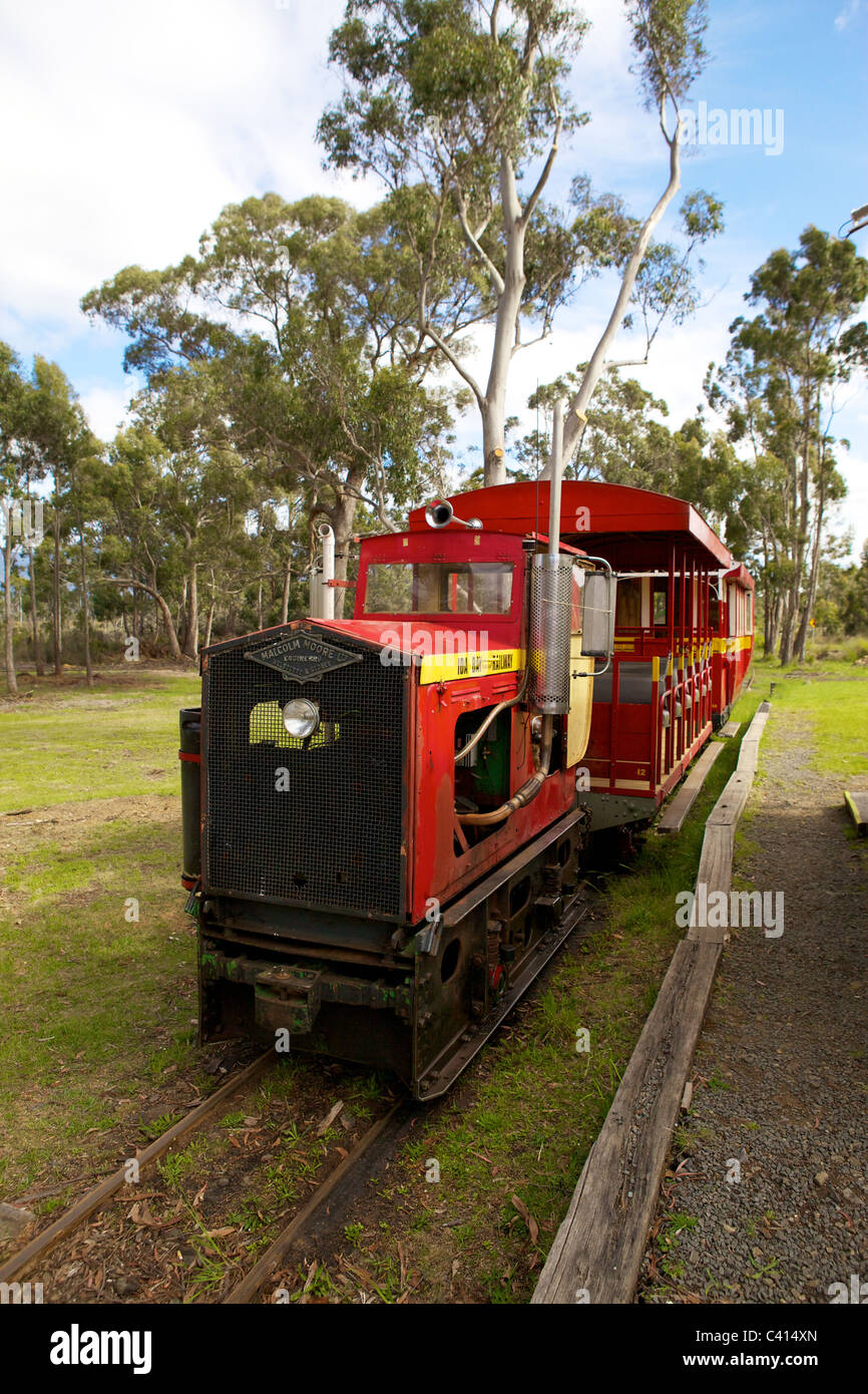 Ida Bay Railway Tasmanien, Australien. Beginn des Sommers 2010 Stockfoto