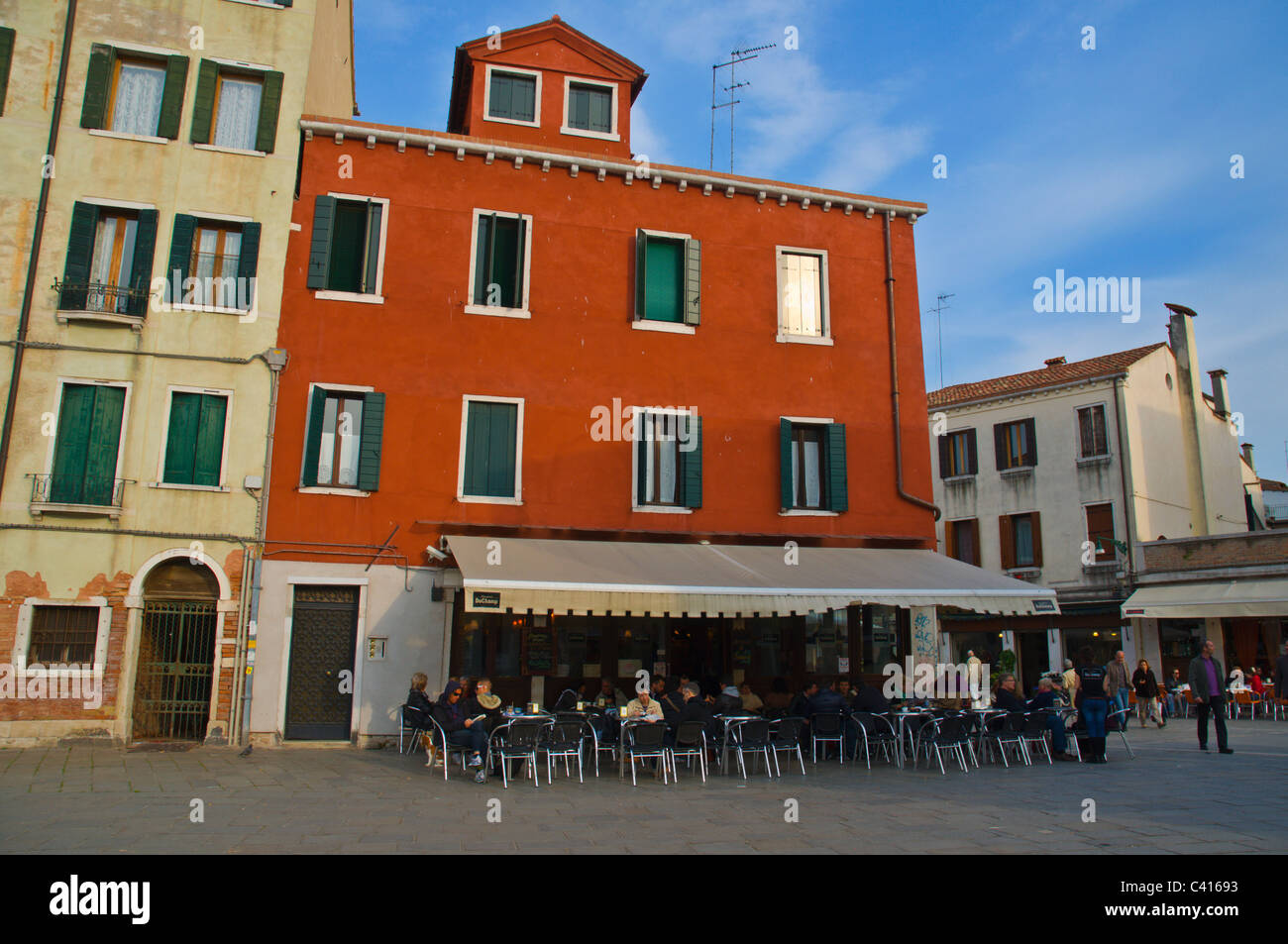 Campo Santa Margherita quadratische Dorsoduro Viertel Venedig Italien Europa Stockfoto