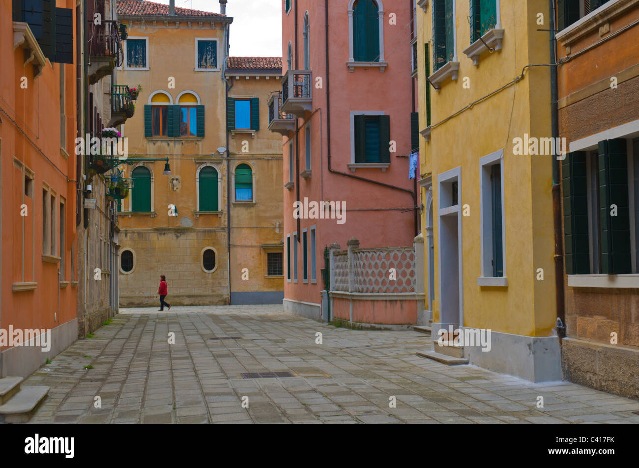Quartiere Sant Elena im Stadtteil Castello Venedig Italien Europa Stockfoto