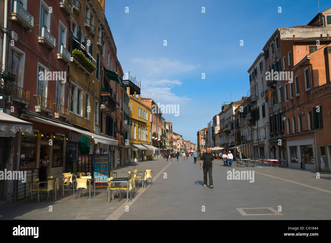 Via Garibaldi-Straße Castello Bezirk Venedig Italien Europa Stockfoto