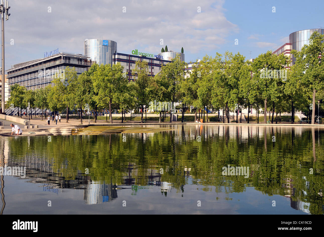 Hotel Novotel und alle Jahreszeiten, Bercy, Paris, Frankreich Stockfoto