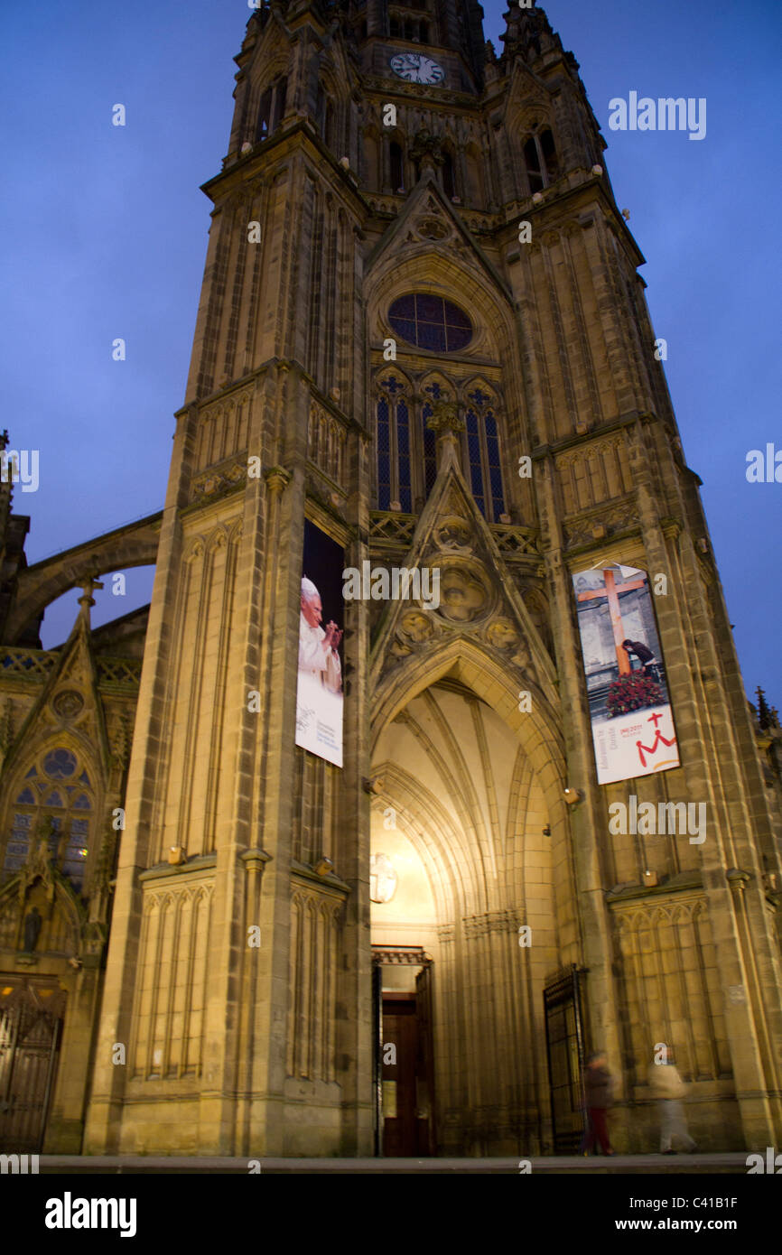 Kathedrale, el Buen Pastor in San Sebastian Stockfoto