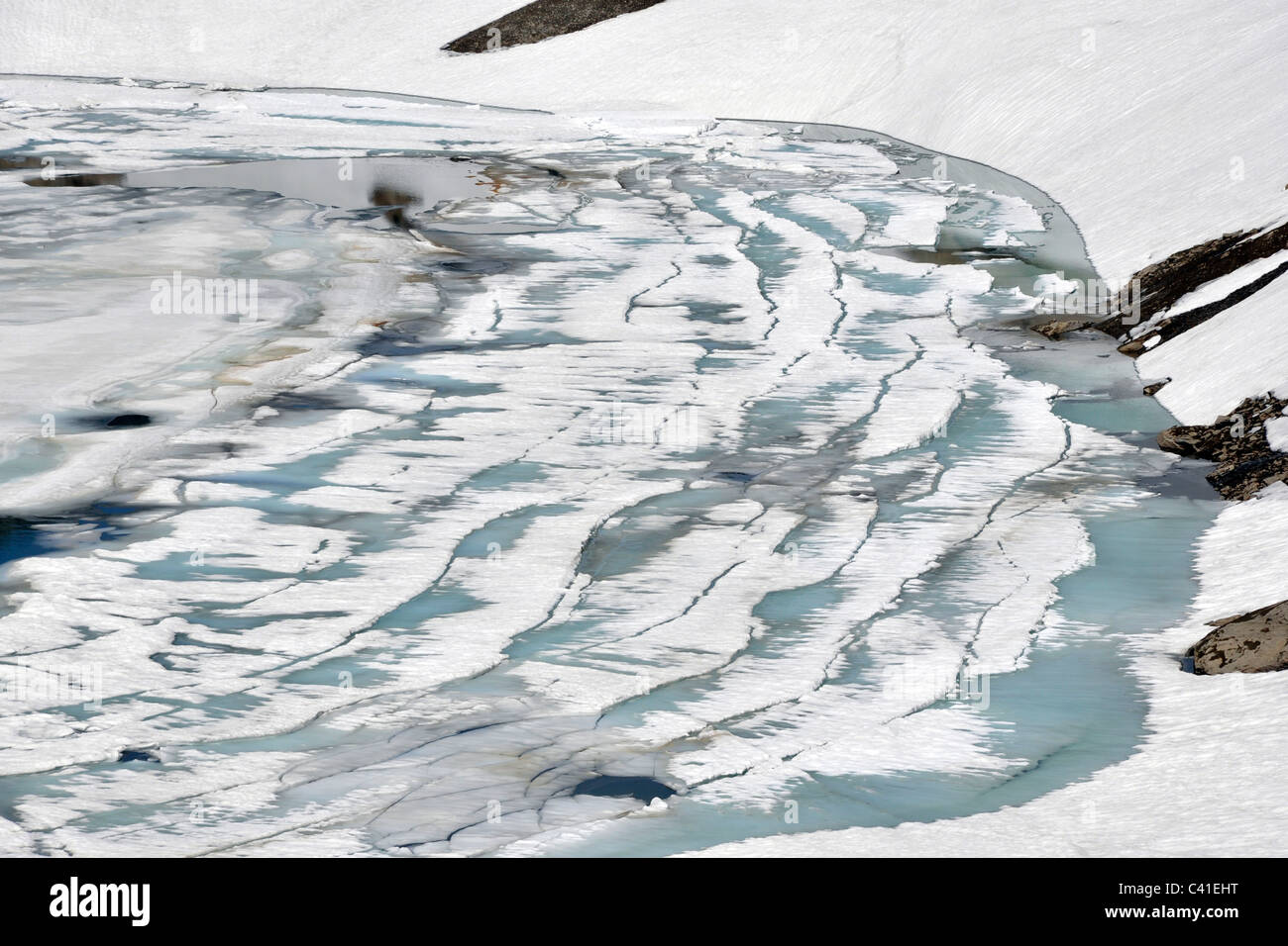 See, Grimselpass, Schweiz Stockfoto