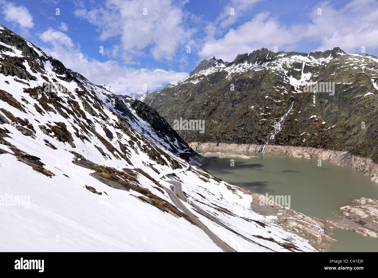 See, Grimselpass, Schweiz Stockfoto