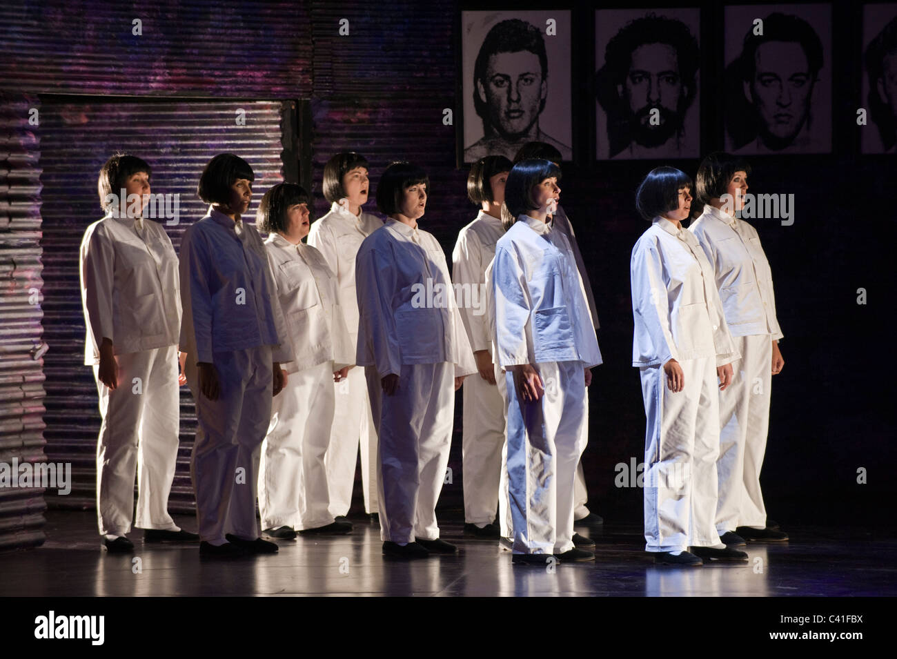 Turandot von Puccini - Produktion der Welsh National Opera Sommer 2011 Stockfoto