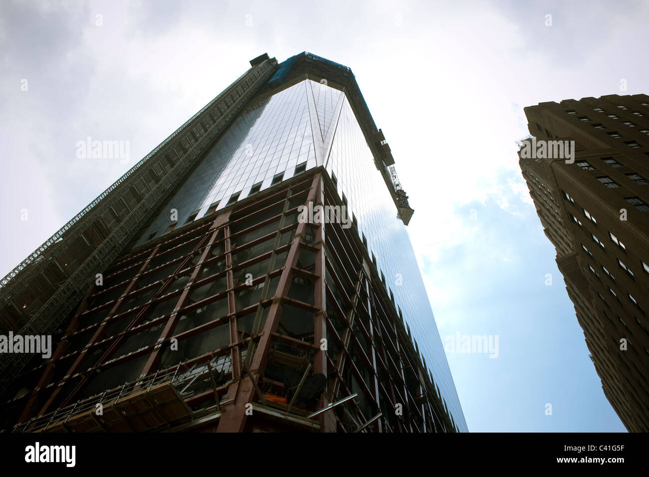 One World Trade Center in lower Manhattan in New York Stockfoto