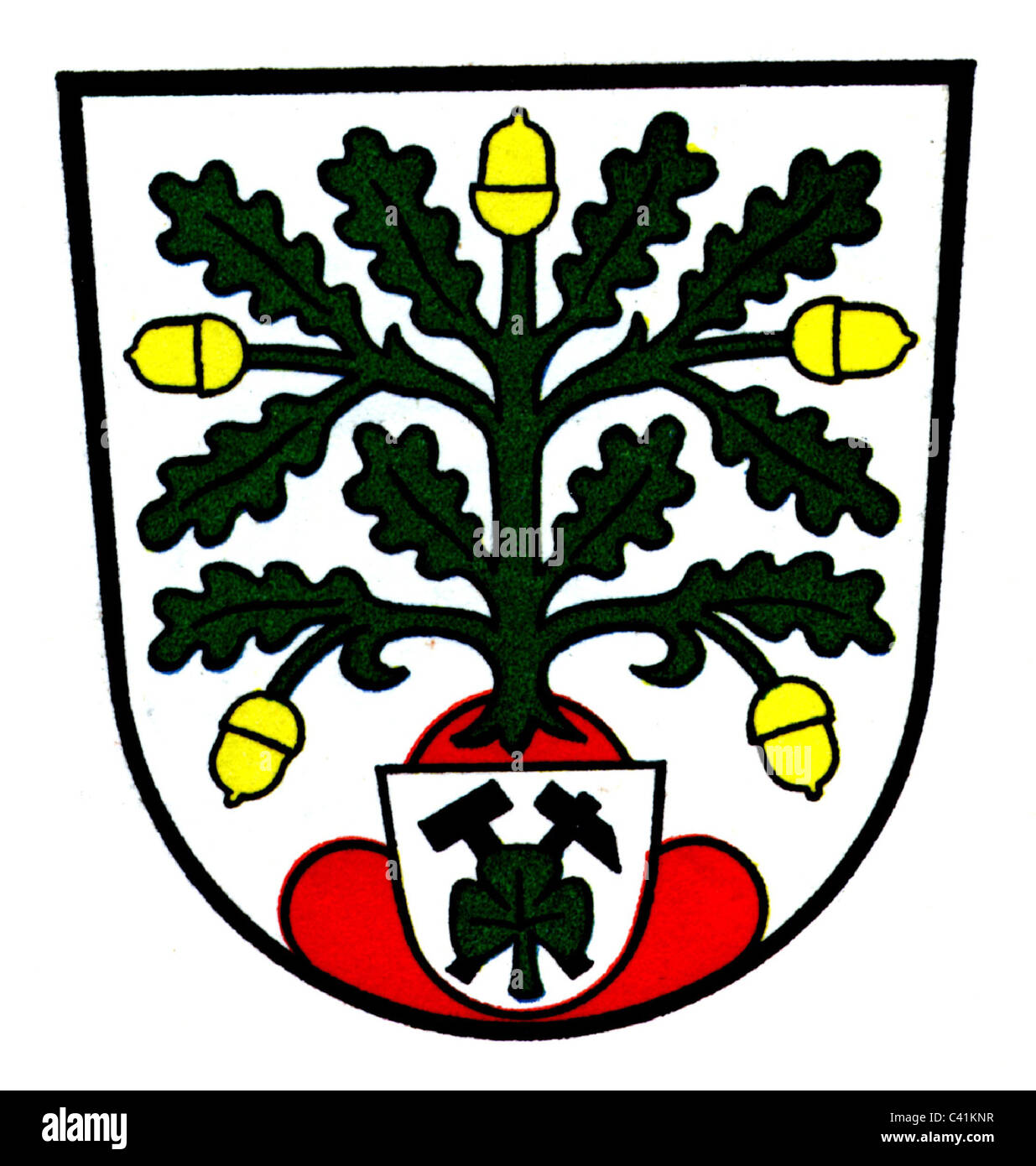 Wappen / Embleme, Herne, altes Stadtwappen, 1937 - 1974, Zusatz-Rechte-Clearences-nicht vorhanden Stockfoto