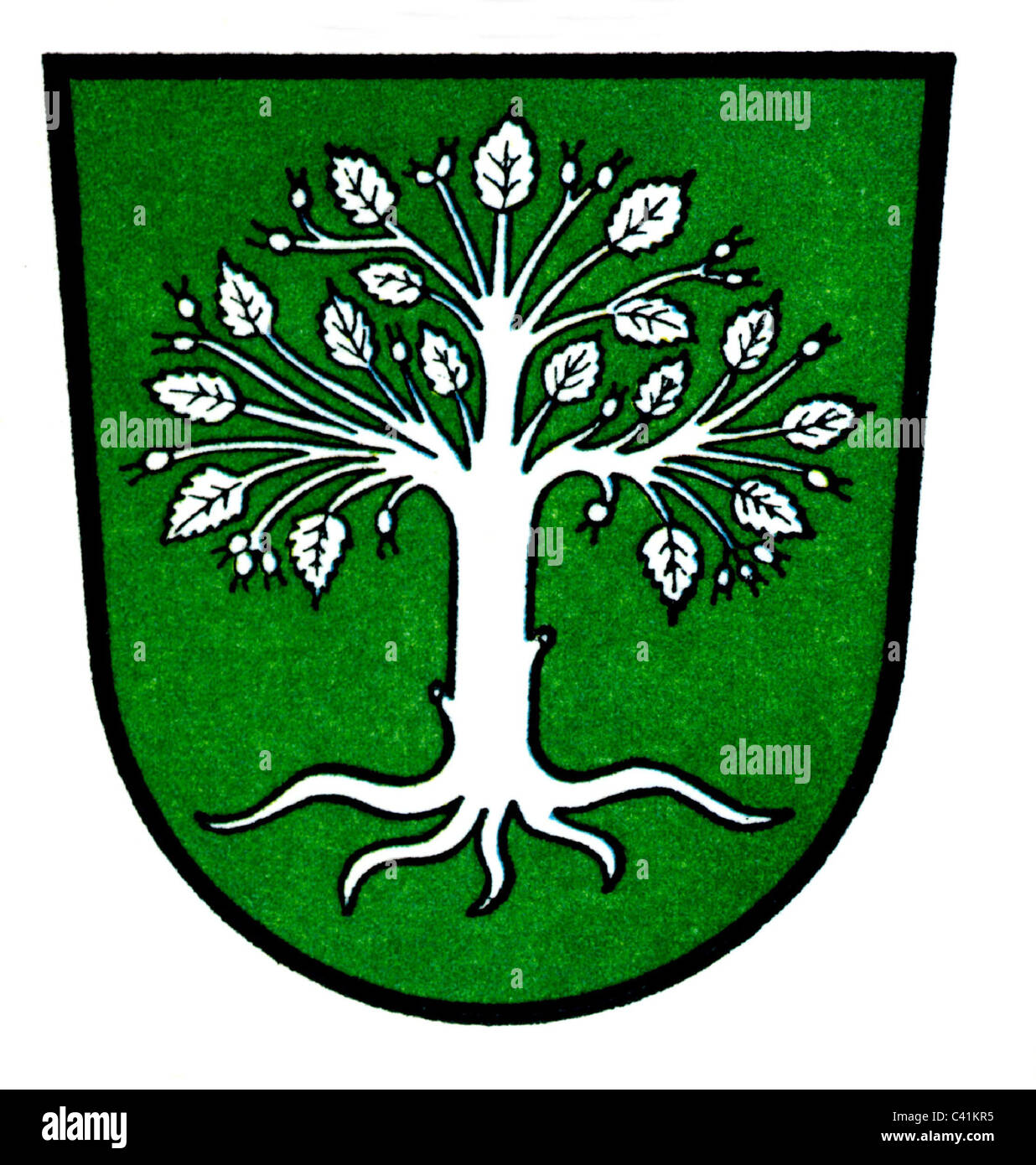 Wappen, Bocholt, Stadtwappen, Nordrhein-Westfalen, Deutschland, Zusatz-Rechte-Freizeichen-nicht verfügbar Stockfoto