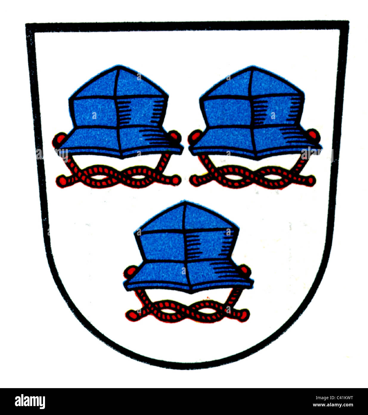 Wappen / Embleme, Landshut, Stadtwappen, Bayern, Deutschland, Zusatz