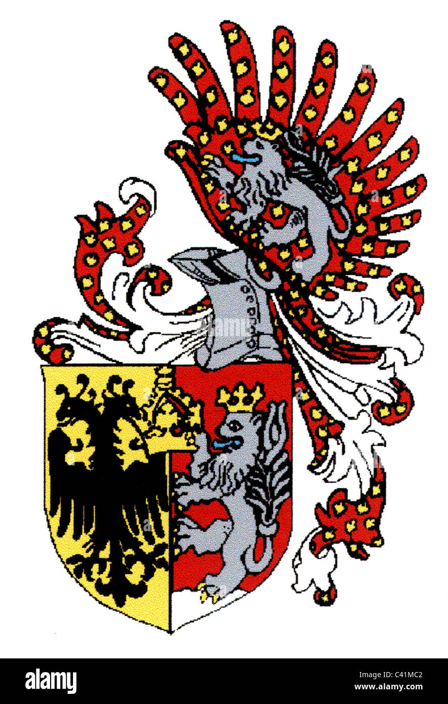 Wappen, Görlitz, Stadtwappen, Sachsen, Deutschland, ZusatzRechte