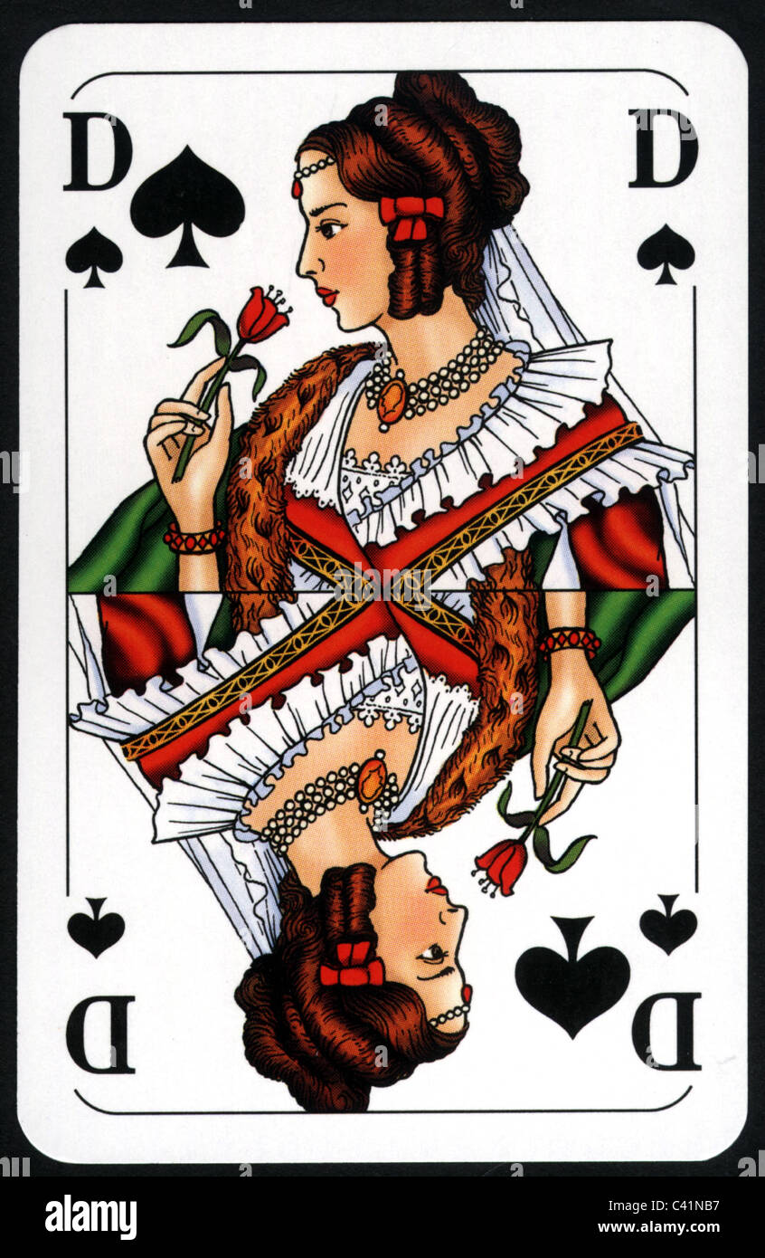 Dame Kartenspiel