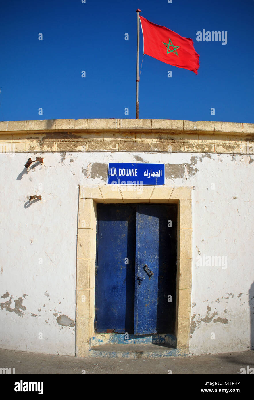 Zollamt in Essaouira, Marokko Stockfoto