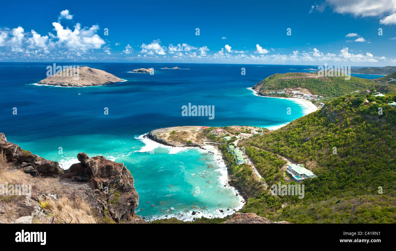 Flamands Strand in St. Barthelemy, French West Indies. Stockfoto