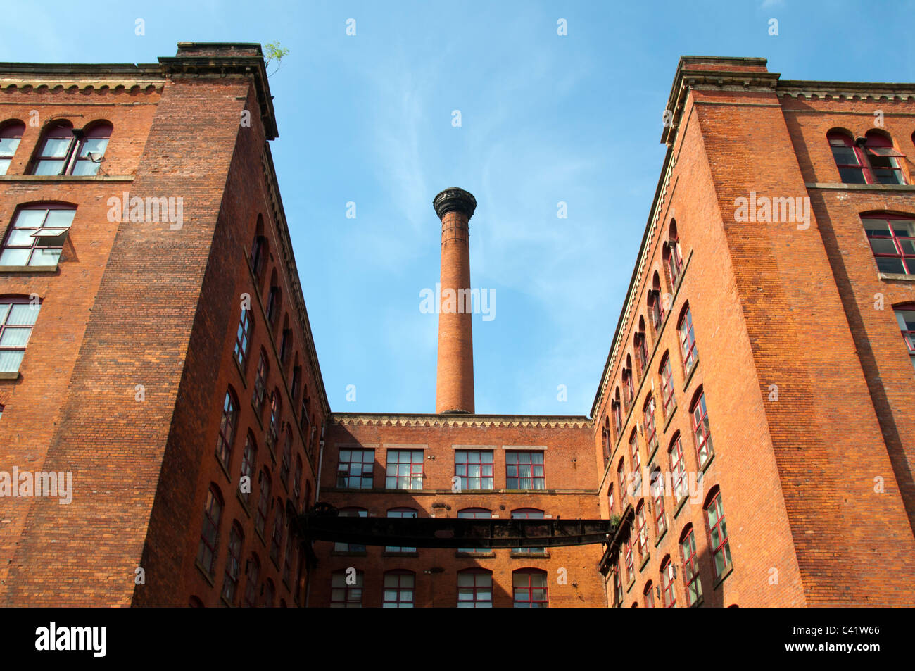 Victoria Mühle, Meilen, Plattierung, Manchester, England, Vereinigtes Königreich Stockfoto