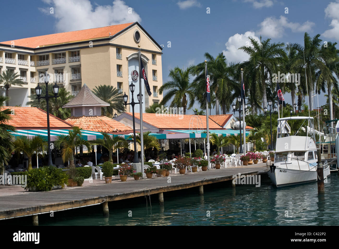 Marina, Aruba, Caribbean Stockfoto