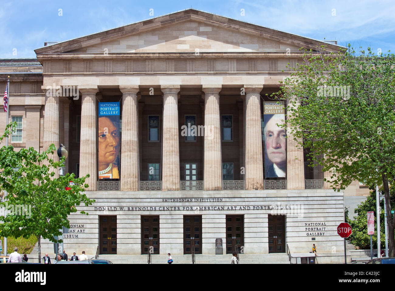 Smithsonian Institution, National Portrait Gallery, Washington DC Stockfoto