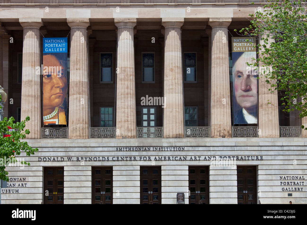 Smithsonian Institution, National Portrait Gallery, Washington DC Stockfoto