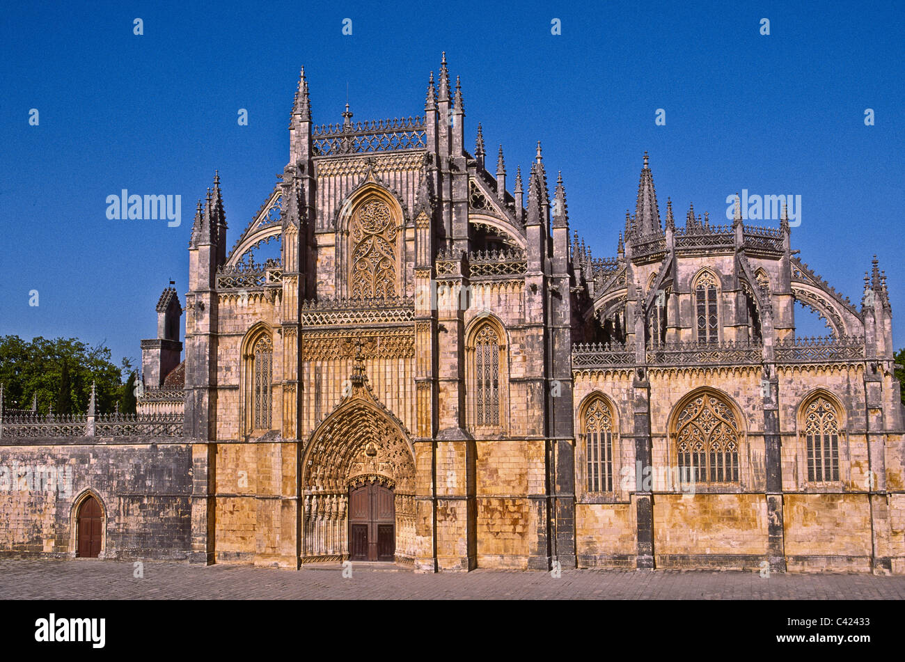 Kloster von Batalha, UNESCO World Heritage Site jetzt ein Museum, Batalha, Portugal Stockfoto