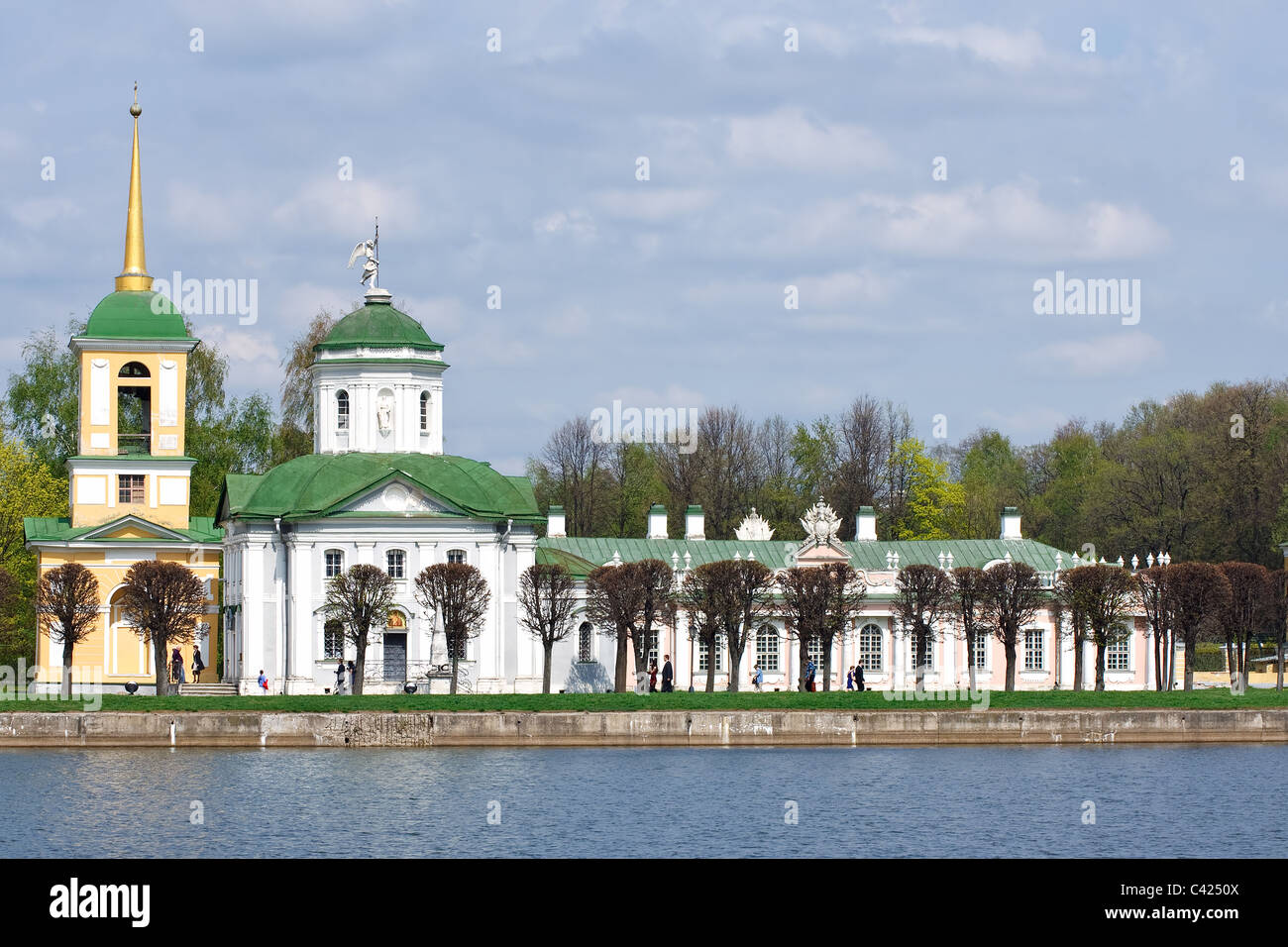 Kuskovo.Church von den barmherzigen Erlöser. Stockfoto