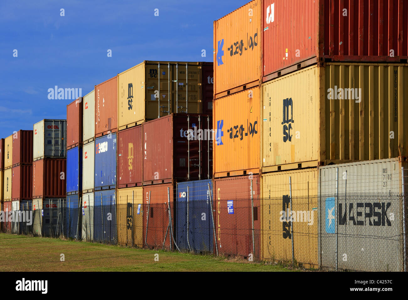 See-Container Stockfoto