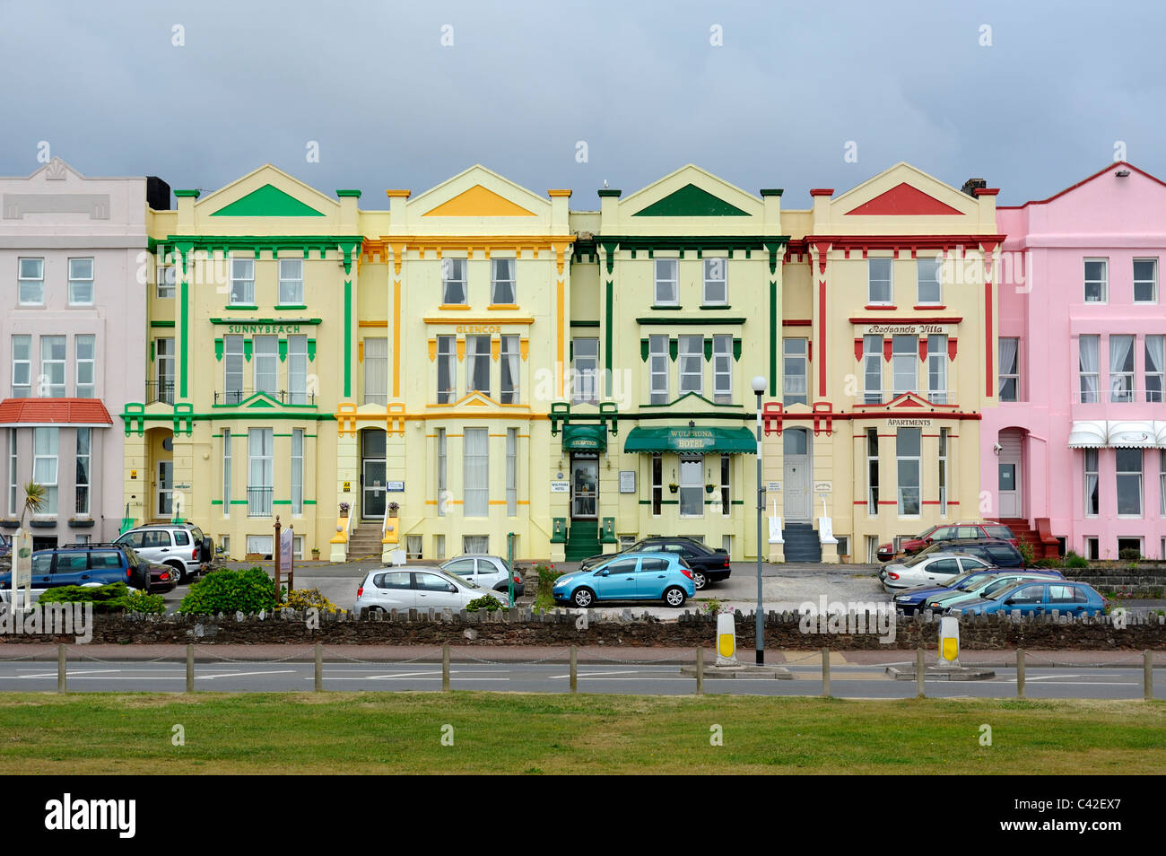 Englisch Seaside Pensionen Paignton Devon england Stockfoto
