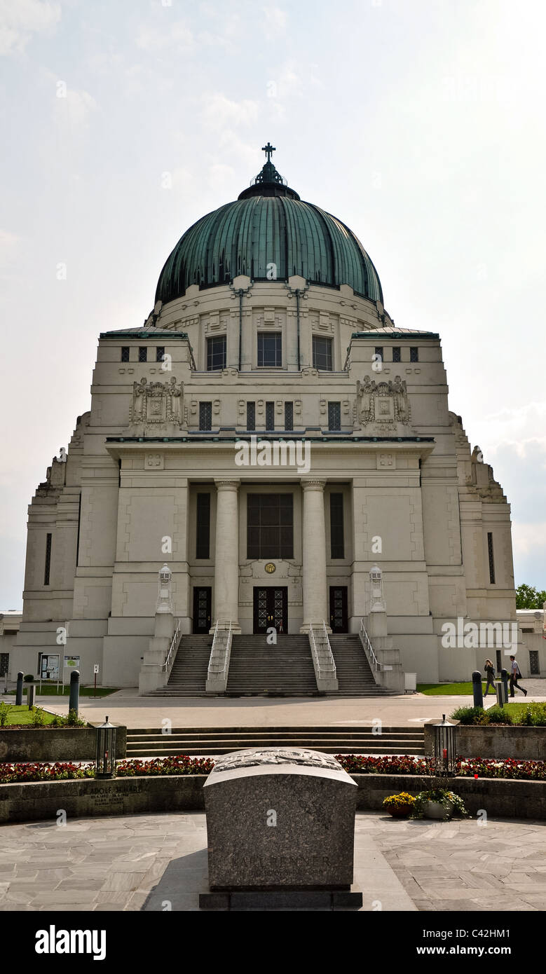 beeindruckende Jugendstil-Kirche in Wien, Österreich Stockfoto