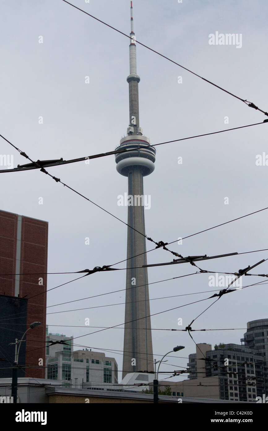 "CN Tower" smog Stockfoto