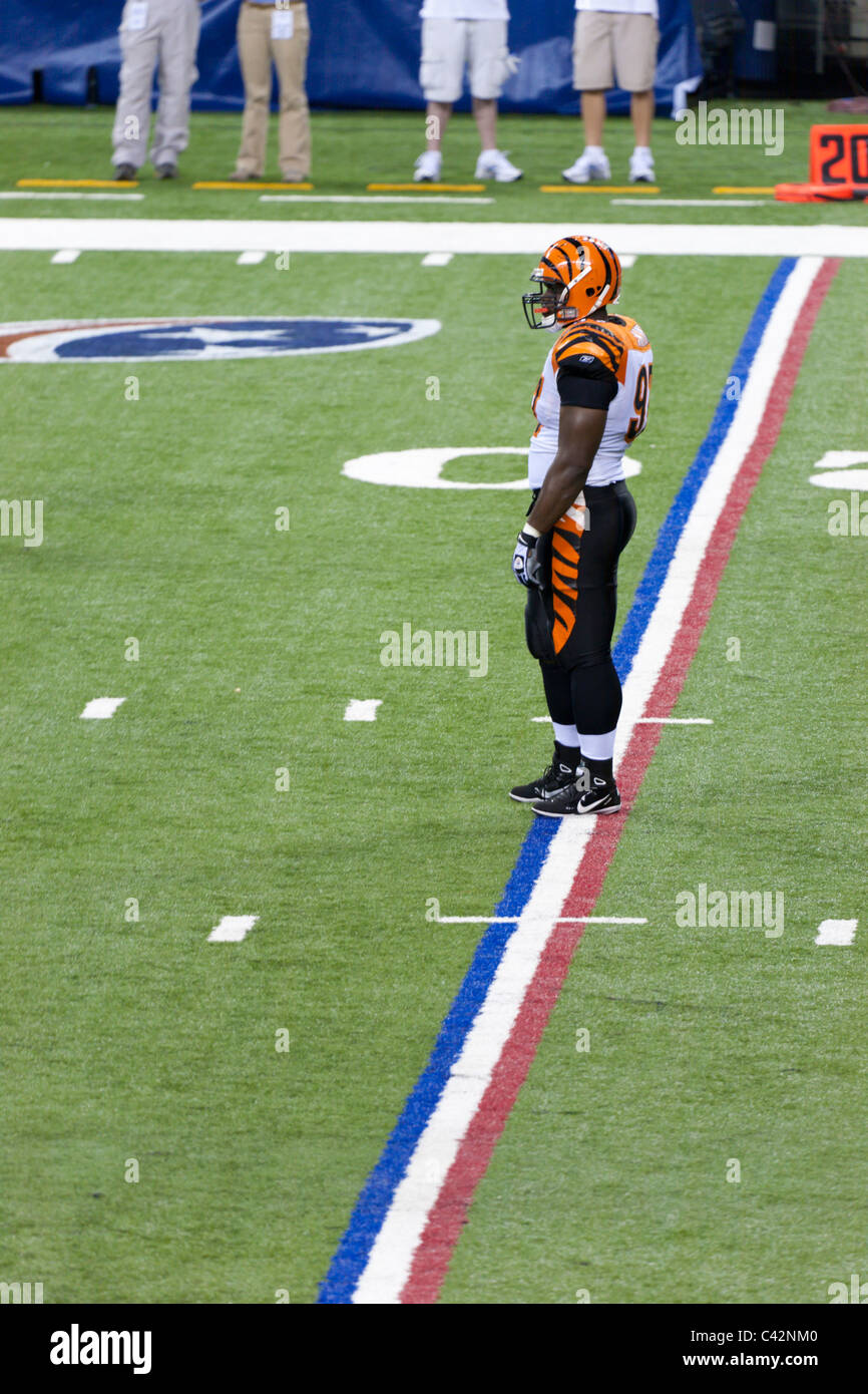 Cincinnatti Bengals-Football-Spieler Stockfoto