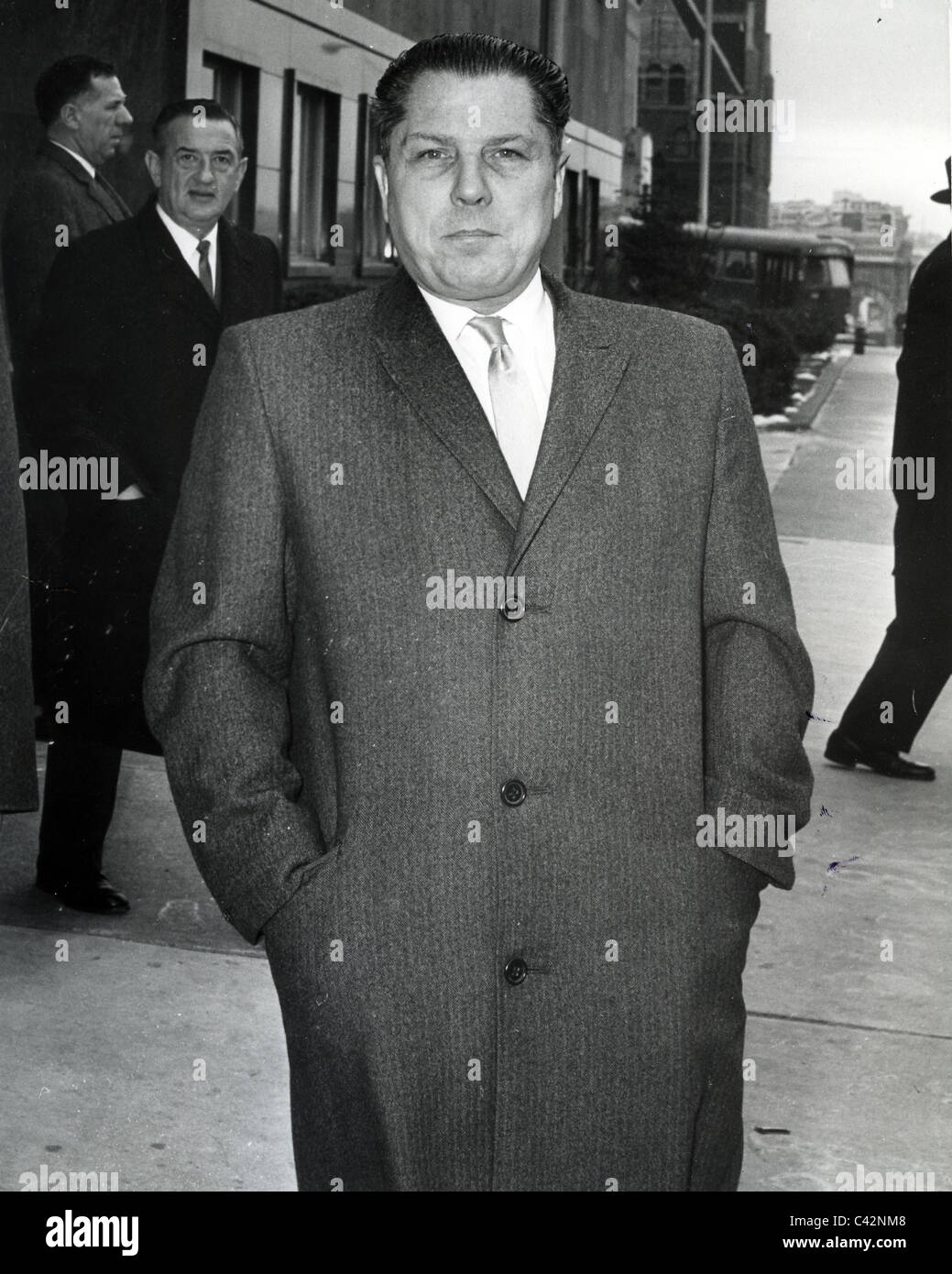 JIMMY HOFFA (1913 verschwand 1975) US-Gewerkschaft führend in Nashville über 1965 Stockfoto