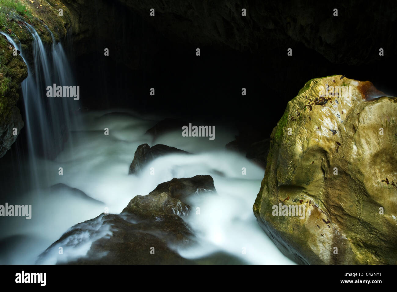 Semuc Champey Wasserfälle - umso, Alta Verapaz, Guatemala Stockfoto