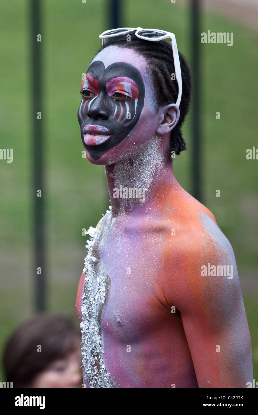 Die Parade am Birmingham Gay Pride 2011. Stockfoto