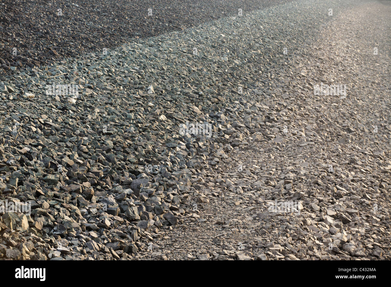 grobe steiniger Weg abstrakten Hintergrund Stockfoto