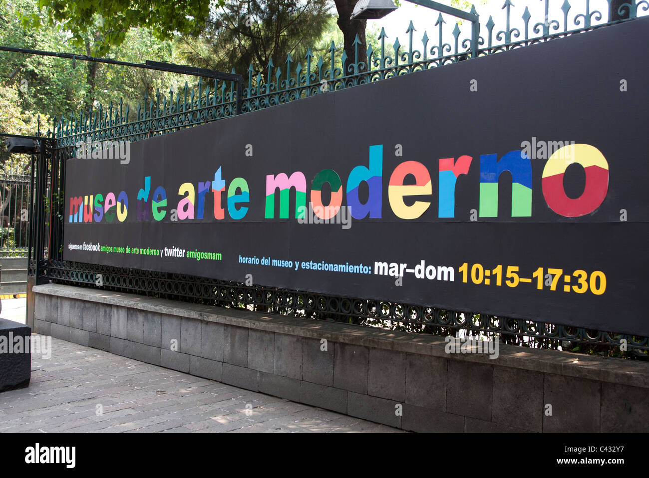Museum für moderne Kunst-Mexiko-Stadt Stockfoto