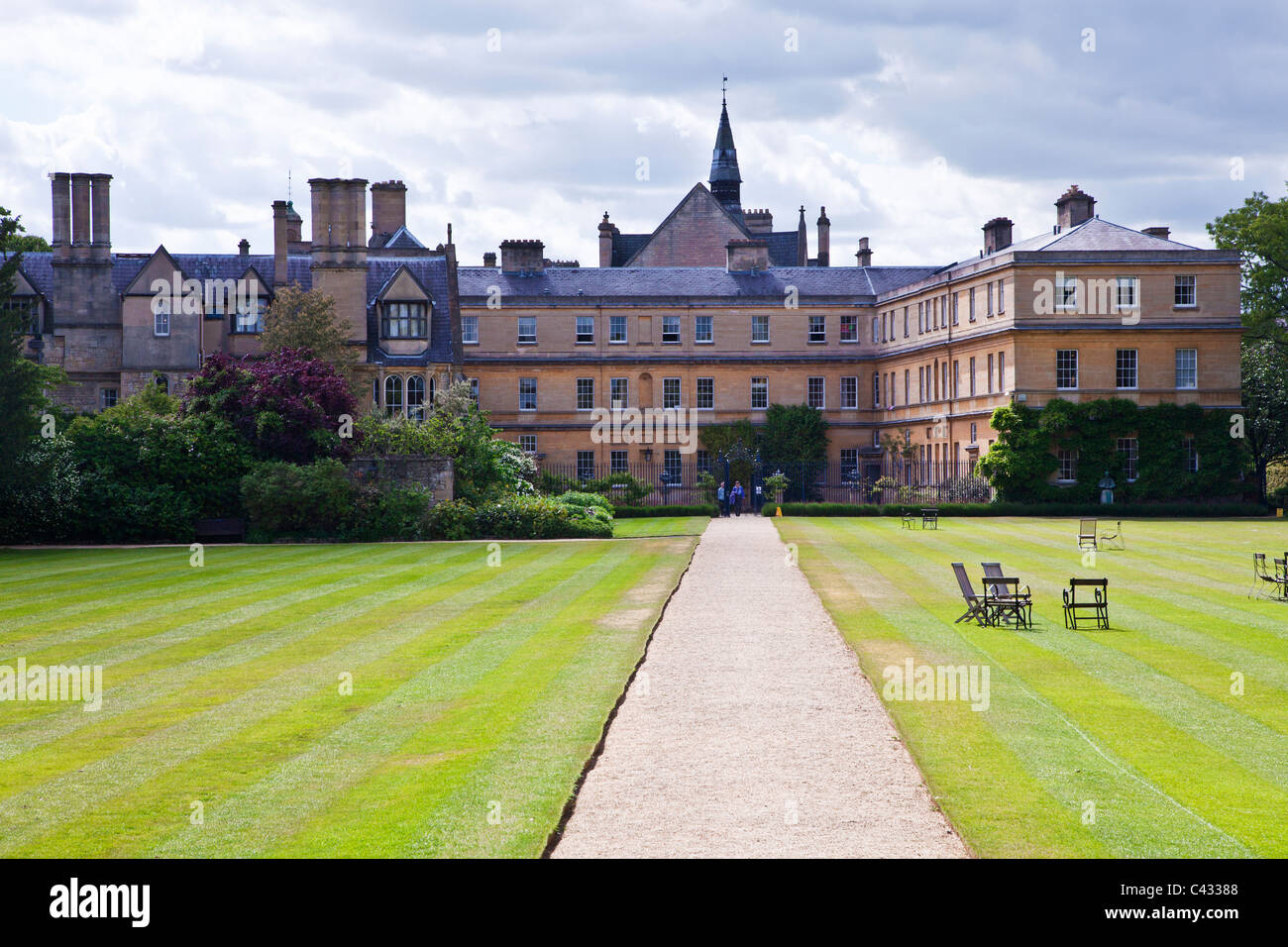 Das Gelände des Trinity College, Universität Oxford, Oxfordshire, England, UK, Großbritannien Stockfoto